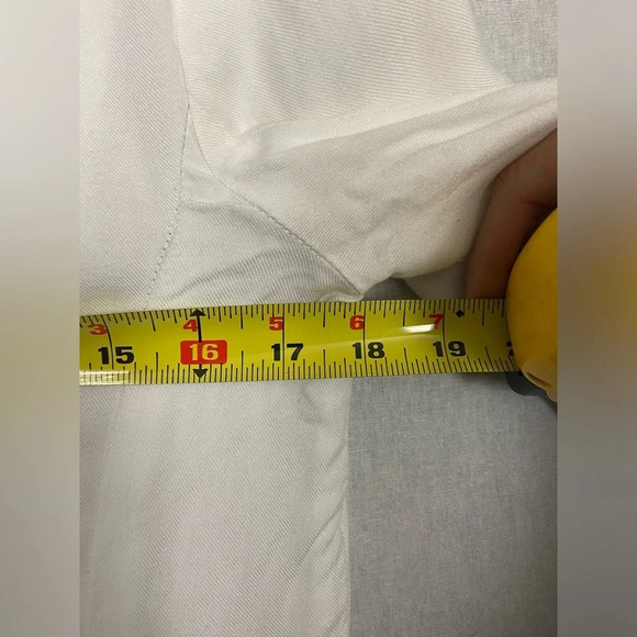 Talula  Aritzia classic white Kent lightweight open blazer Sz 6 - Picture 14 of 16